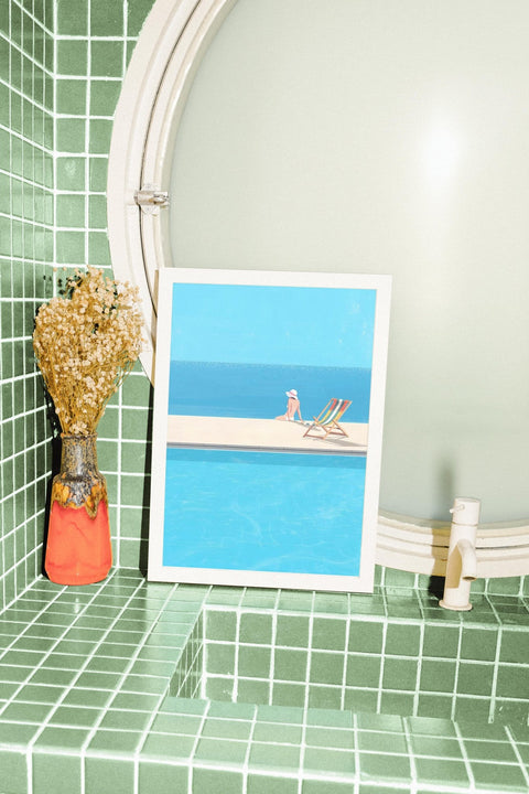 Poolside Silence - FrenzyFrame