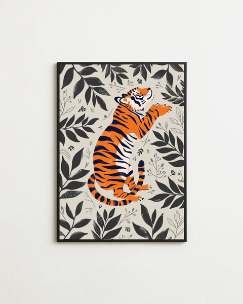 Sleepy Tiger - FrenzyFrame
