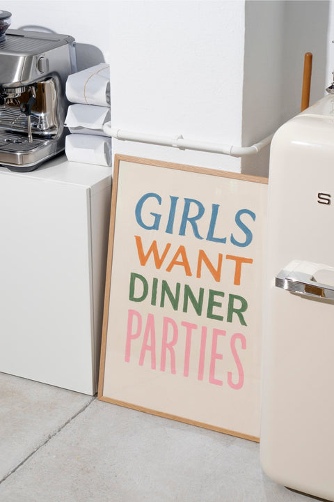 Girls Want Dinner Parties - FrenzyFrame