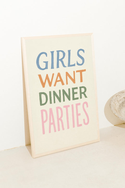 Girls Want Dinner Parties - FrenzyFrame