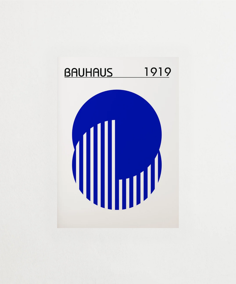 Bauhaus Coded in Blue