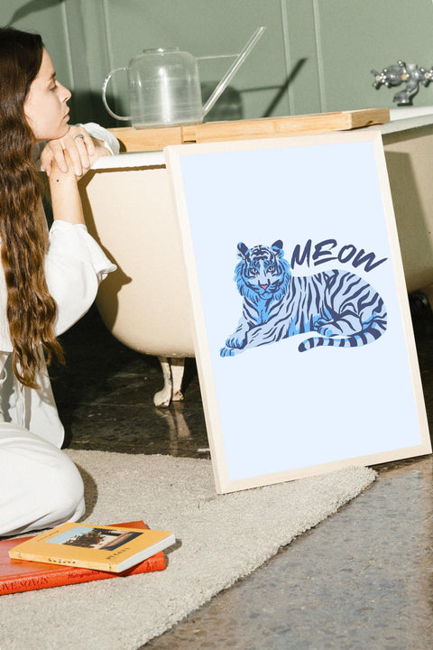 Blue Meow - FrenzyFrame