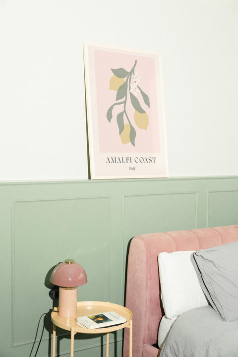 Amalfi Lemons poster visad med valfri ram – FrenzyFrame