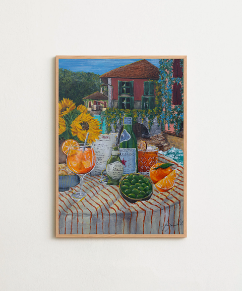 Aperitivo poster visad med valfri ram – FrenzyFrame