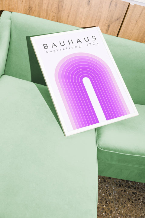 Bauhaus Loop poster visad med ram som tillval – FrenzyFrame