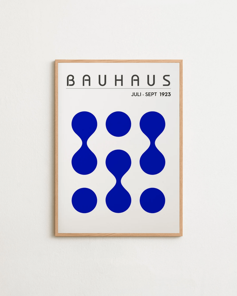 Bauhaus Blue Construct - FrenzyFrame