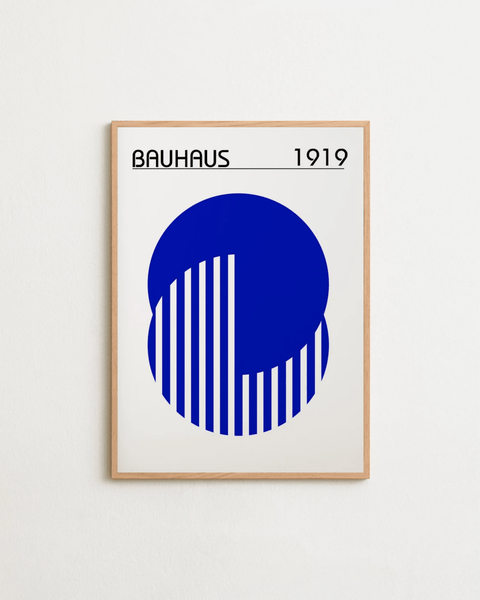 Bauhaus Coded in Blue - FrenzyFrame