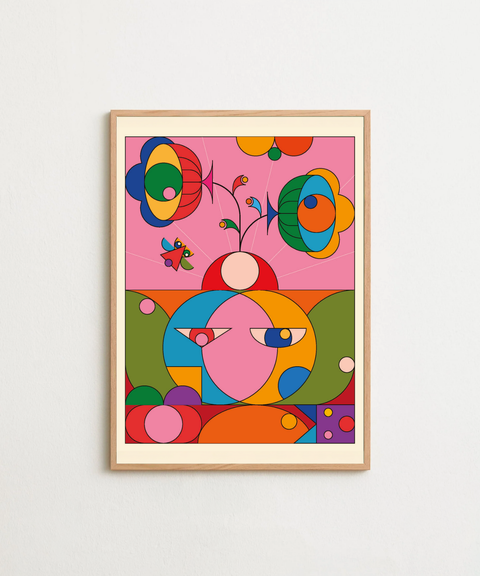 Bloom poster visad med valbara ramar – FrenzyFrame