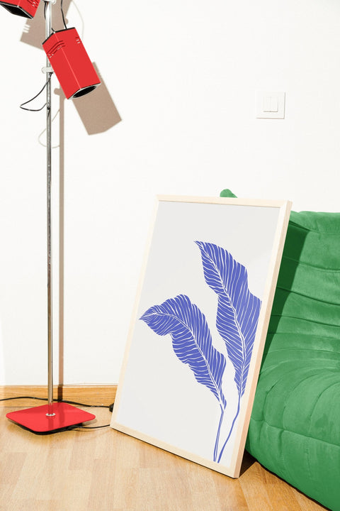 Bold Botanica 2 poster med ram som tillval i miljö – FrenzyFrame