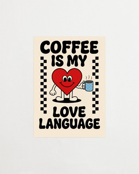 Brew Baby Brew poster med kaffemotiv – FrenzyFrame