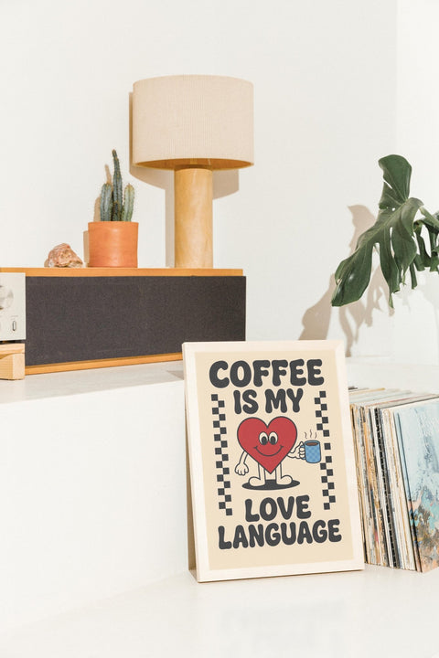 Brew Baby Brew poster visad med ram som tillval – FrenzyFrame