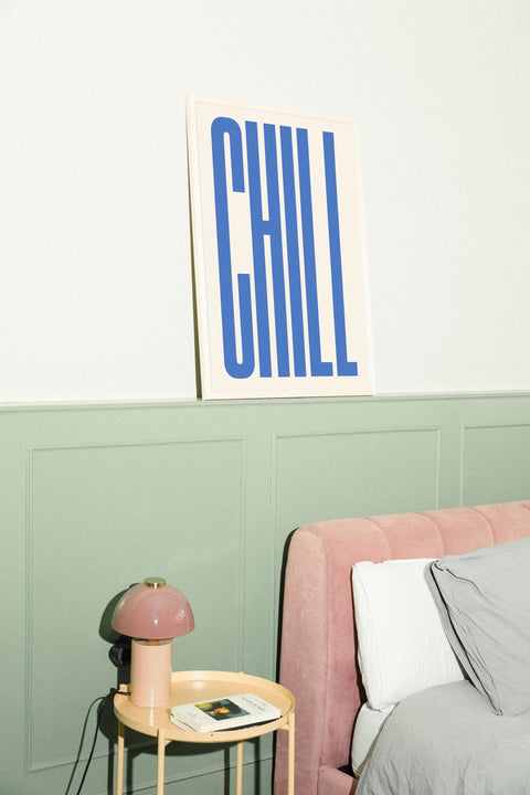 CHILL No.1 poster visad med valfri ram – FrenzyFrame