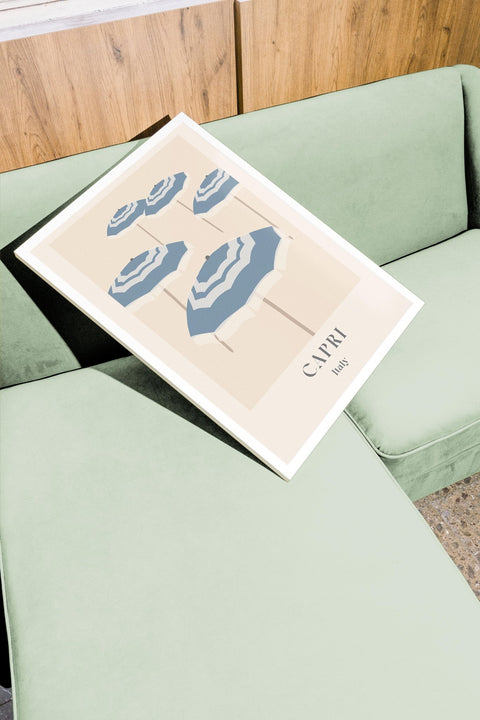 Capri Shade poster visad med valfri ram – FrenzyFrame