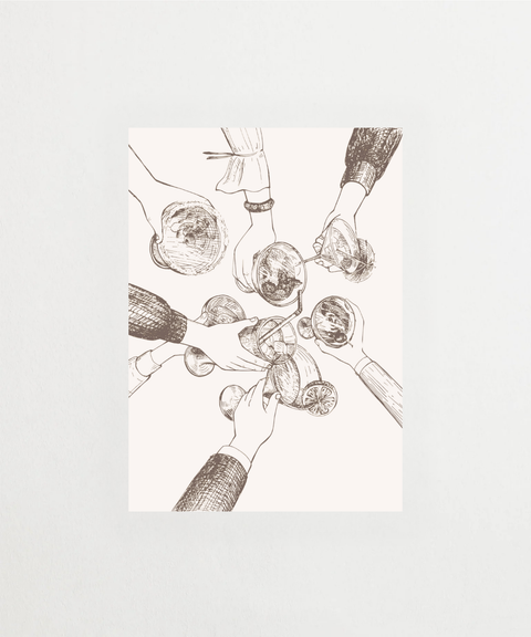 Poster Cheers med festligt motiv – FrenzyFrame