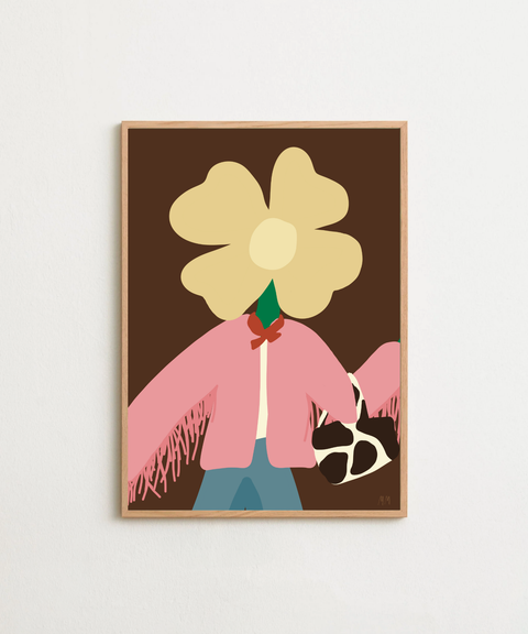 Cowgirl poster visad med ram som tillval - FrenzyFrame