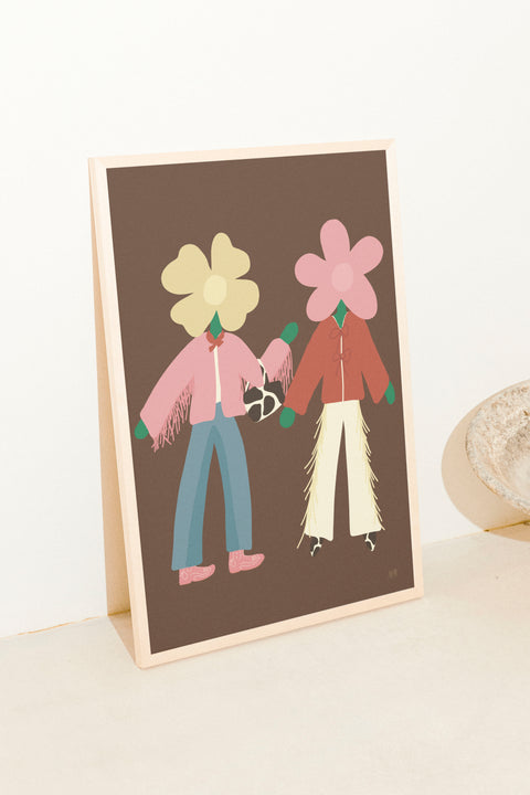 Cowgirls poster visad med valfri ram – FrenzyFrame