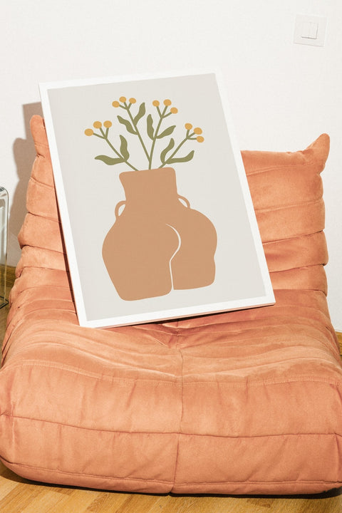 Curvy Nature poster med ram som tillval – FrenzyFrame