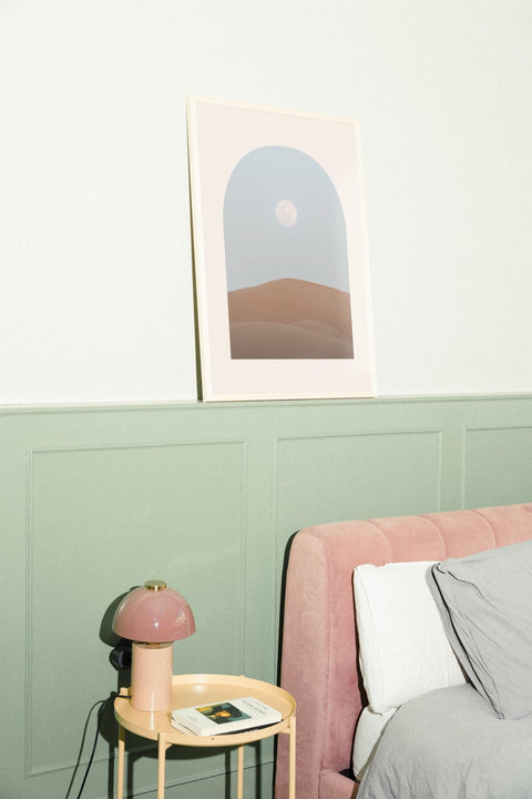 Desert Dreams poster visad med ram som tillval – FrenzyFrame