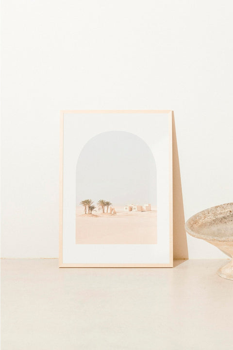 Desert Frame poster visad med valfri ram i hemiljö – FrenzyFrame