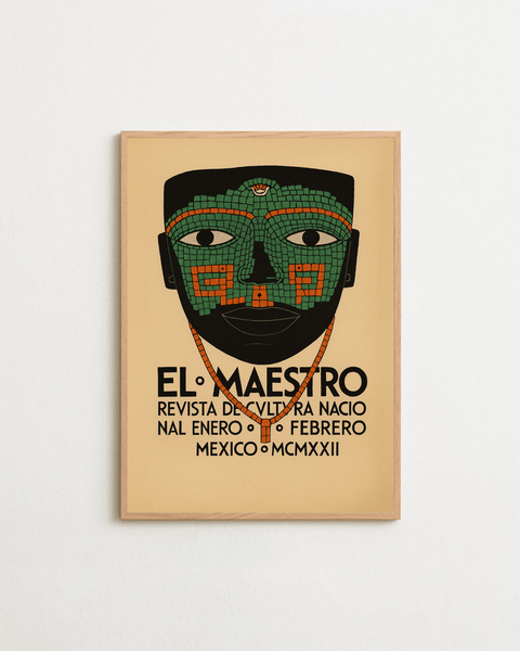 El Maestro poster visad i miljö med valfri ram – FrenzyFrame