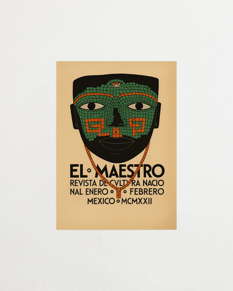 El Maestro poster med illustration – FrenzyFrame