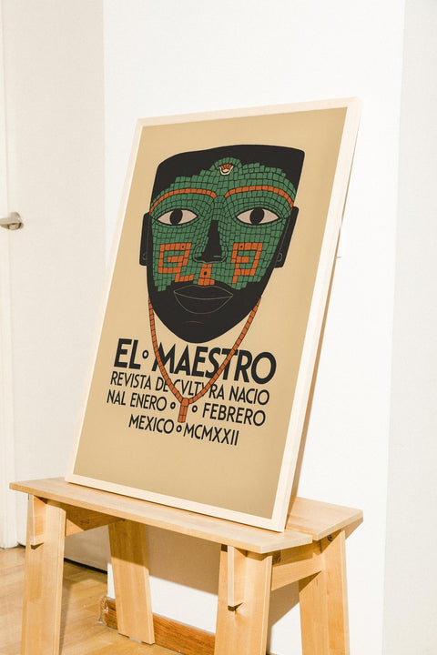 El Maestro poster visad med ram som tillval i en miljö – FrenzyFrame