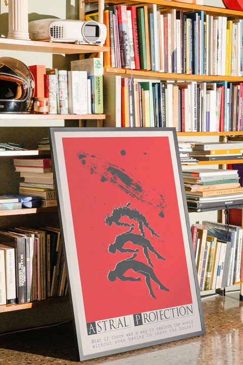 Exit the Flesh poster visad med ram som tillval – FrenzyFrame