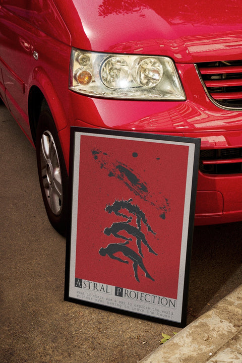 Exit the Flesh poster visad med valbara rammar från FrenzyFrame
