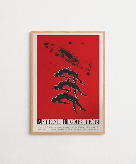 Exit the Flesh poster visad med valfri ram – FrenzyFrame
