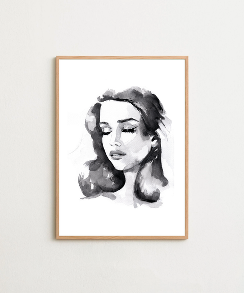 Feminity poster visad med valfri ram – FrenzyFrame