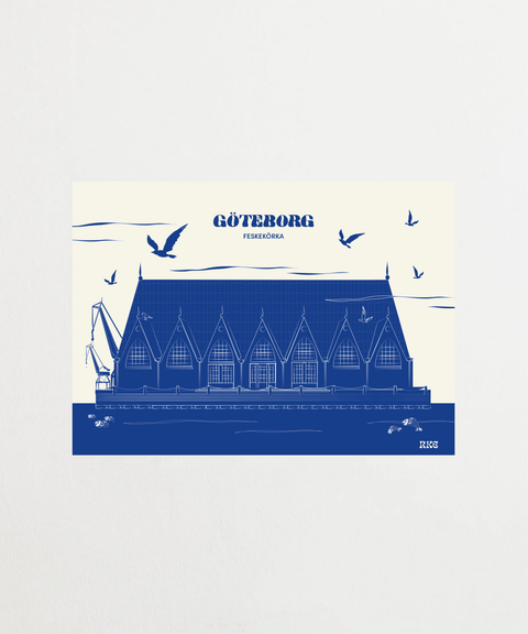 Feskekörka poster med göteborgsmotiv – FrenzyFrame