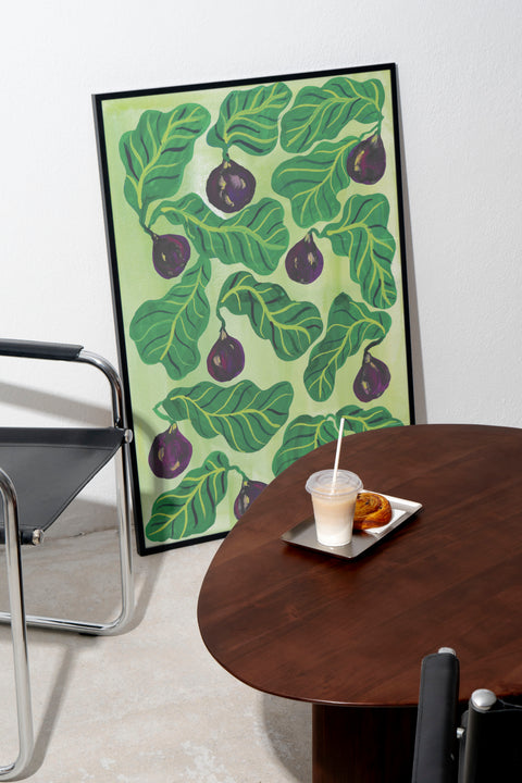 Figs-poster displayed with optional frame in styled setting – FrenzyFrame