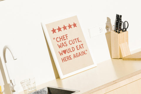Five Stars, One Crush poster visad med valfri ram – FrenzyFrame