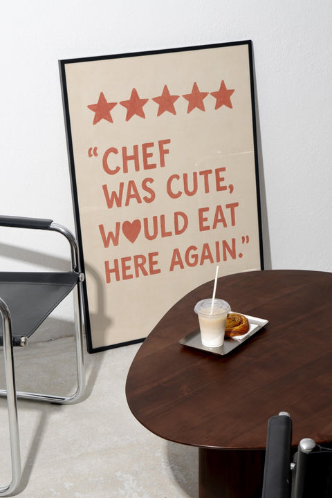 Five Stars One Crush poster i miljö med valfri ram – FrenzyFrame