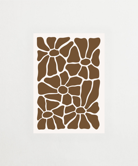 Flora Flow poster med botaniskt motiv – FrenzyFrame