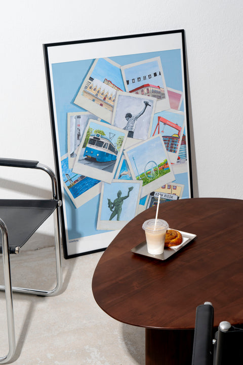 Göteborg-poster visad i miljö med valfri ram – FrenzyFrame