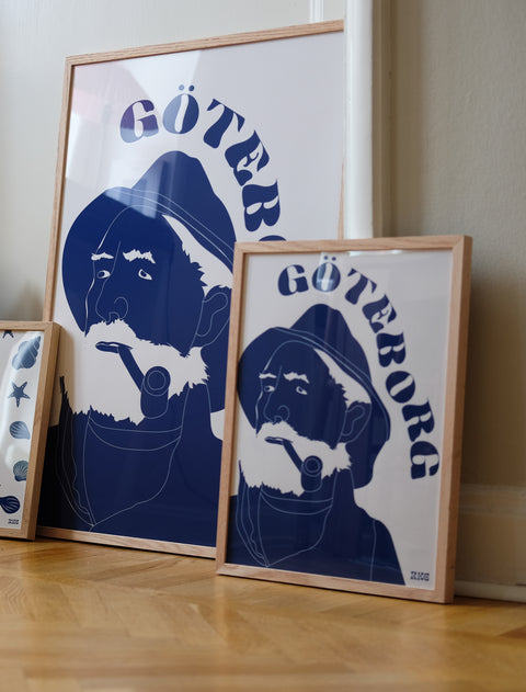 GBG Sjöman poster visad med valfri ram – FrenzyFrame