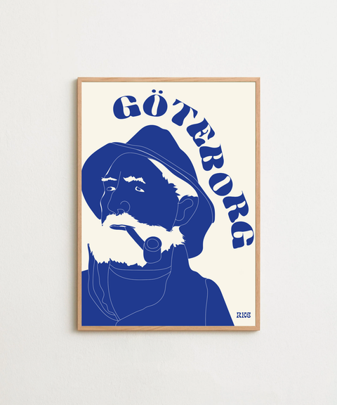 GBG Sjöman poster visad med ram som tillval – FrenzyFrame