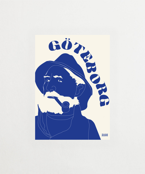 GBG Sjöman poster med klassisk sjömanskonstmotiv – FrenzyFrame