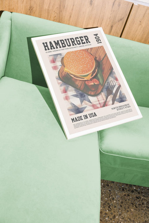 Hamburger 1904 poster visad med valfri ram – FrenzyFrame