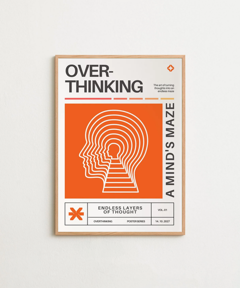 Headspace Labyrinth poster visad med ram som tillval – FrenzyFrame