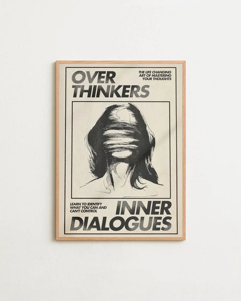 Inner Dialogues poster med abstrakt design – FrenzyFrame