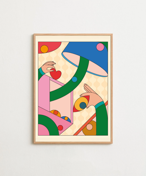 Inside the Box poster visad med valgfri ram – FrenzyFrame