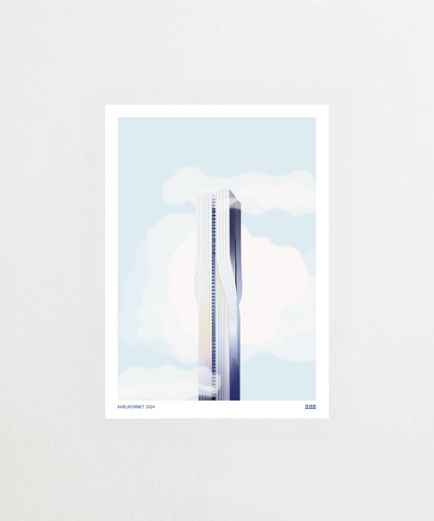 Karlatornet poster med arkitekturmotiv – FrenzyFrame