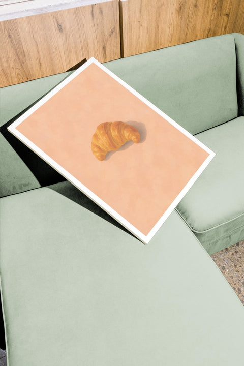 Le Croissant poster visad med valfri ram – FrenzyFrame