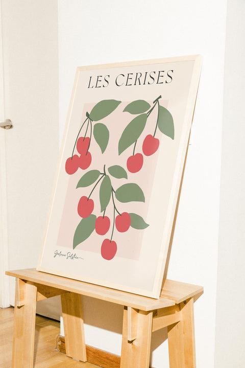 Les Cerises poster visad med valfri ram – FrenzyFrame