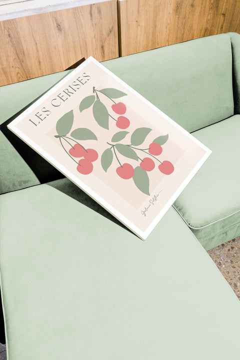 Les Cerises poster visad med ram som tillval – FrenzyFrame