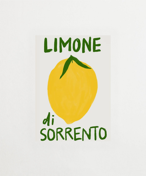 Limone di Sorrento poster med citronmotiv – FrenzyFrame