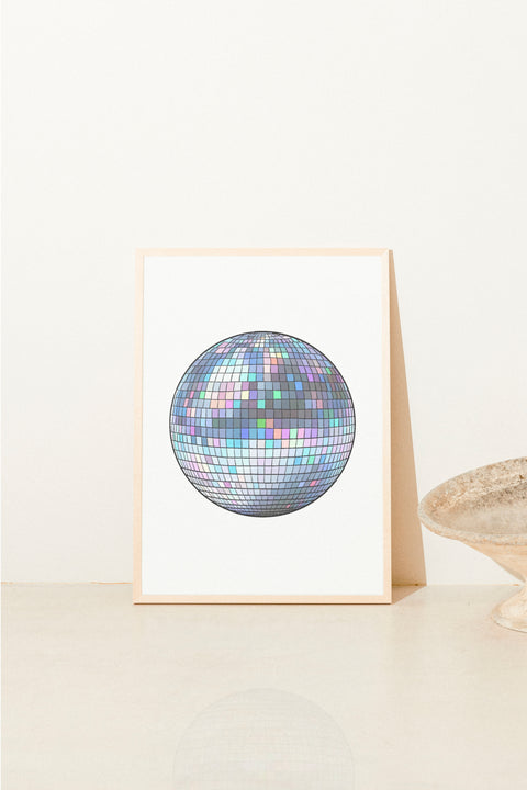 Lite disco har ingen dött av svart poster i miljö med ram som tillval – FrenzyFrame