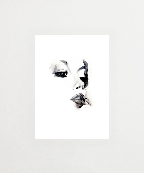 Makeup poster med skönhetsillustration – FrenzyFrame
